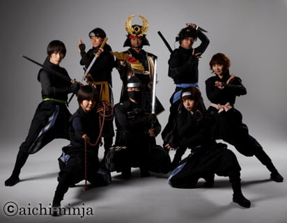 名古屋おもてなし武将隊®×徳川家康と服部半蔵忍者隊®　演武ステージ 写真