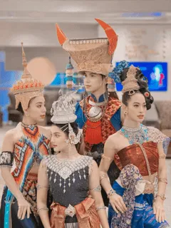 タイ伝統舞踊 写真